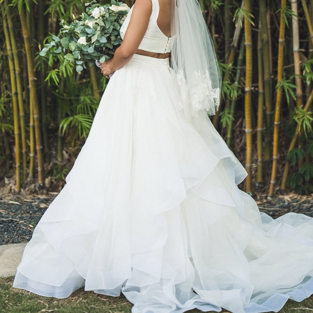 Galina Signature Two Piece Wedding Dress